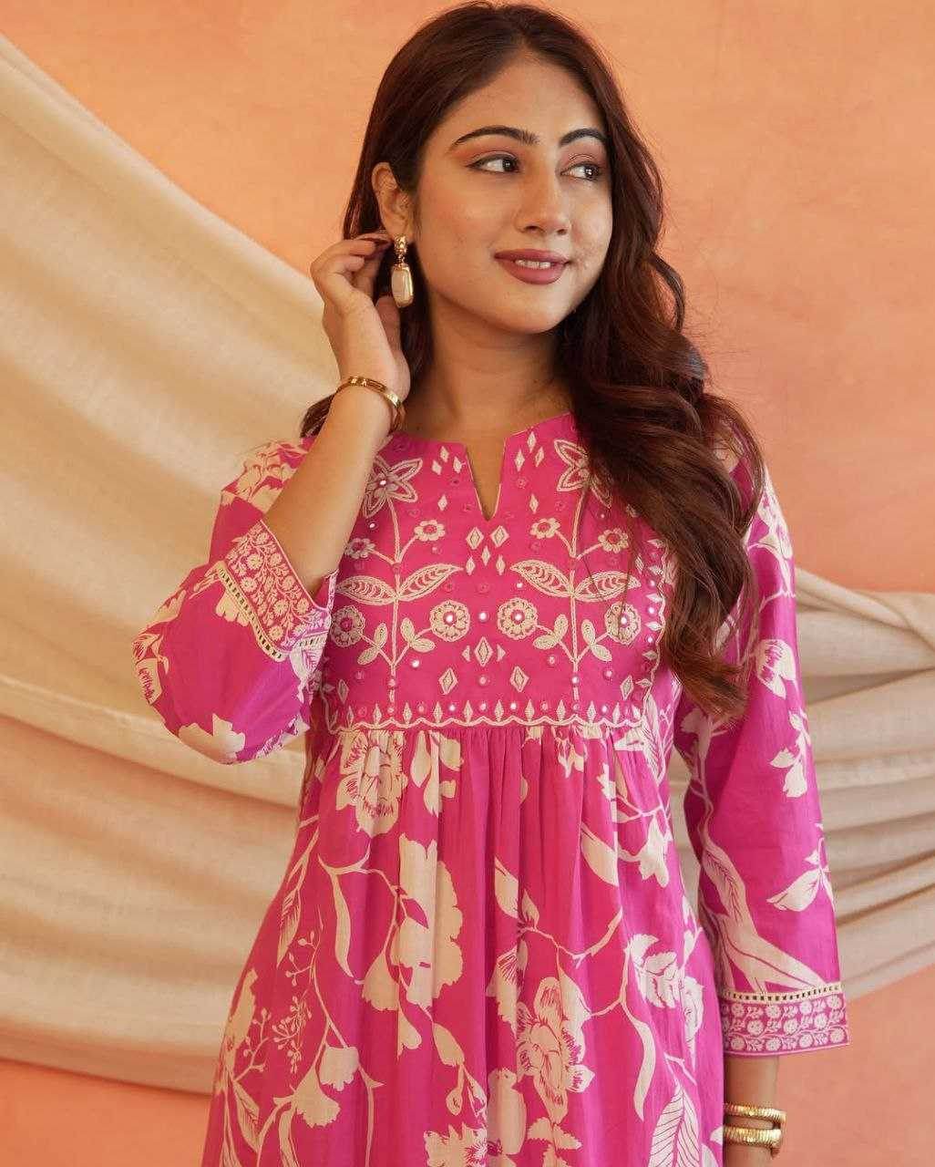 Cotton Anarkali Kurti Rakhi Collection - MYLUXURY LANE ENTERPRISE